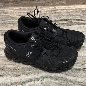 On Running women's Black and Gray Athletic Shoes